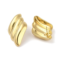 Ионное покрытие (ip) серьги-гвоздики из нержавеющей стали 304 для женщин&nbsp;EJEW-B050-17G-01