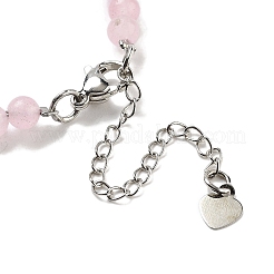 Braccialetti da donna con pietre naturali miste rotonde&nbsp;BJEW-K251-02