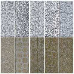 10 рулон фольги для ногтей с кружевом для животных&nbsp;STIC-WH20010-16A