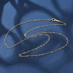 Латунные ожерелья-цепочки в форме сердца для женщин NJEW-Z068-03G-02