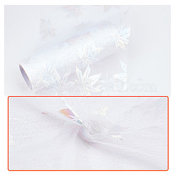 Осенняя тема кленовый лист узор органза лента&nbsp;OCOR-WH0057-11A