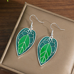 Boucles d'oreilles en alliage émaillé&nbsp;WGCF12B-02