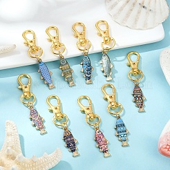 Подвеска из эмалевого сплава с рыбой&nbsp;HJEW-YW00069