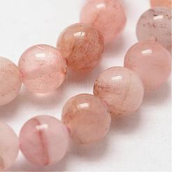 Morganite naturale filoni tonda&nbsp;G-O143-05-6mm