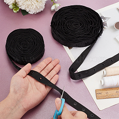 Пластиковая застежка-кнопка отделка лентами полиэстеровые ленты DIY-WH0632-31A