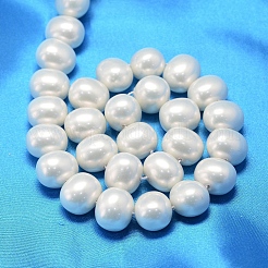 Овальные жемчуги из порошка раковины&nbsp;BSHE-L013-S-A013A