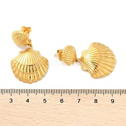 Серьги-гвоздики из нержавеющей стали 304&nbsp;EJEW-U043-03G