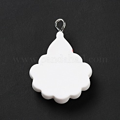 Рождественские подвески из непрозрачной смолы RESI-G043-A08