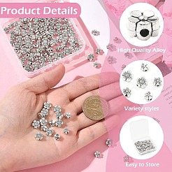 150шт 3 стиля сплава распорные бусины&nbsp;FIND-YW0011-75