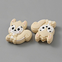 Белки пищевые экологически чистые силиконовые бусины&nbsp;LS-SIL-WH0012-030I