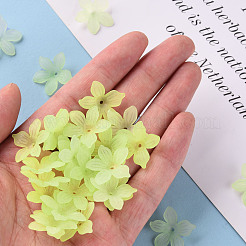 Матовые акриловые колпачки из бисера MACR-S371-05A-728