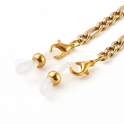 304 нержавеющая сталь figaro цепи очки цепи AJEW-EH00348-02