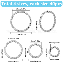 4 стиль латунные соединительные кольца KK-SC0005-49P