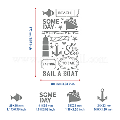 Трафареты для штампов из нержавеющей стали DIY-WH0242-259