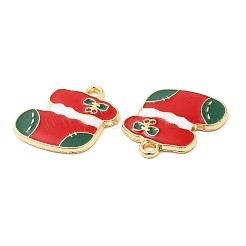 Рождественские эмали сплава подвески FIND-C037-02D-G