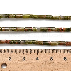 Природные Unakite бисер нитей G-P600-B06-01