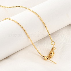 Collares deslizantes ajustables con cadena de bolas y columna de latón&nbsp;NJEW-E157-04G