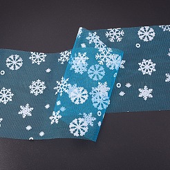 Cintas de malla decorativa de copo de nieve&nbsp;OCOR-P010-G13