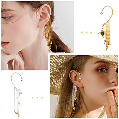 Bricolage grimpeur enroulé autour de la boucle d'oreille faisant le kit de recherche&nbsp;KK-TA0001-16