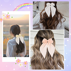 3 шт. 3-х цветные тканевые заколки-банты из кожи аллигатора&nbsp;PHAR-SP0001-16