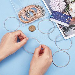 45шт 3 цвета минималистичные пружинные цепочки эластичные браслеты набор TWIR-SC0001-02