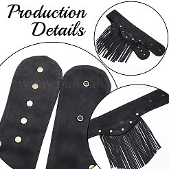Ceintures à pompons en faux daim givré pour jeans habillés&nbsp;AJEW-WH20816-016A