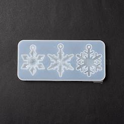 Рождественская тема diy Снежинка кулон силиконовые Молды DIY-F114-26