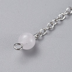 Маятники из латуни с кристаллами платинового цвета X-MAK-M015-01I