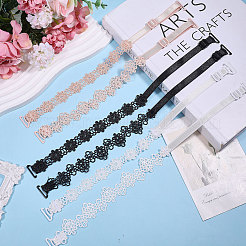 6 пара двухцветных полиэстеровых бретелей для бюстгальтера&nbsp;FIND-GL0002-25