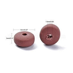 Полимерной глины ручной работы бисер нитей&nbsp;CLAY-N008-008-125