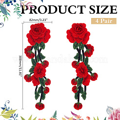 Утюг на ткани для вышивания полиэстера / пришивание заплат&nbsp;DIY-WH0589-78