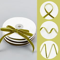 3 рулон двухцветной односторонней бархатной ленты SRIB-AR0001-19