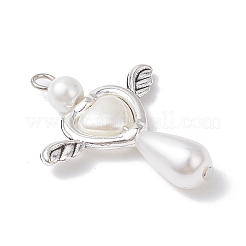 Подвески из акрила и сплава в тибетском стиле&nbsp;PALLOY-JF04329