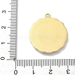 Подвески из нержавеющей стали 304 с эмалью&nbsp;STAS-G371-03G-06