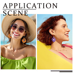 Комплект висячих сережек своими руками&nbsp;DIY-TA0013-22