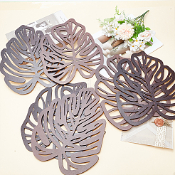 2 sachet de garniture décorative pour cadre de porte en bois de feuille de palmier&nbsp;HJEW-GO0001-24