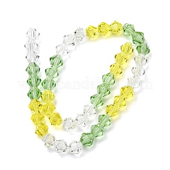 Прозрачный градиент цвета стеклянные бусины пряди&nbsp;GLAA-F131-01C-08