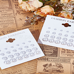 Пластиковые жемчужины жемчужина серьги&nbsp;EJEW-LP0001-52