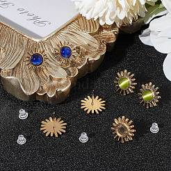 14 шт. фурнитура для сережек-гвоздиков из нержавеющей стали 304 STAS-BBC0002-24