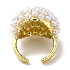 Anelli per polsini in ottone placcato cremagliera&nbsp;RJEW-H228-23G