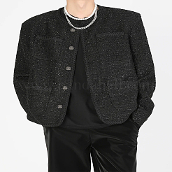 8 шт. 4-х цветные пуговицы из сплава с 1 отверстиями&nbsp;BUTT-LP0001-88