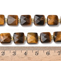 Природных тигровый глаз бисер нитей G-L642-L03-10mm-02