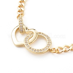 Латунные браслеты с микропаве из чистого кубического циркония BJEW-JB06105-01