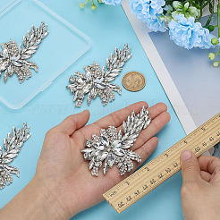 4 stücke kristall strass ornament zubehör&nbsp;DIY-FG0010-09