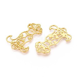 Сплав открытая задняя рамка большие подвески PALLOY-CJC0004-14G