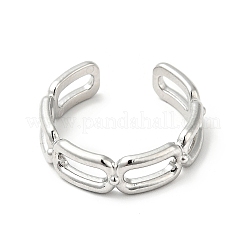 Кольцо-манжета овальное открытое из нержавеющей стали марки 304 RJEW-I085-01P