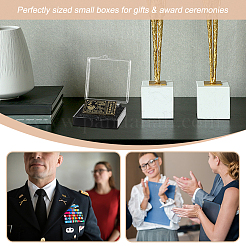 Пластиковая подарочная коробка для хранения бейджей&nbsp;LS-CON-WH0099-06E