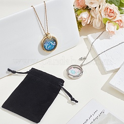 2 шт. 2-х цветное ожерелье из нержавеющей стали 304 с цепочкой&nbsp;NJEW-NB00010