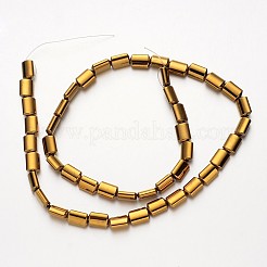 Electroplate non magnetici ematite sintetico fili di perline&nbsp;G-F300-01A-03
