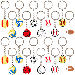 38 шт. спортивные подвесные брелки из ПВХ KEYC-CN0001-09